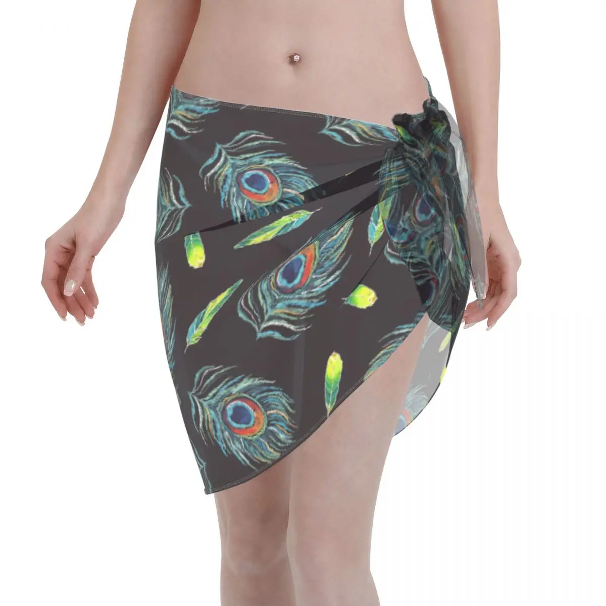 Women Chiffon Swimwear Pareo Peacock Feather Beach Cover Up Wrap Kaftan Sarong Skirt New Beach Dress Swimsuits Bikinis Cover Ups
Women Chiffon Swimwear Pareo Peacock Feather Beach Cover Up Wrap Kaftan Sarong Skirt New Beach Dress Swimsuits Bikinis Cover Ups