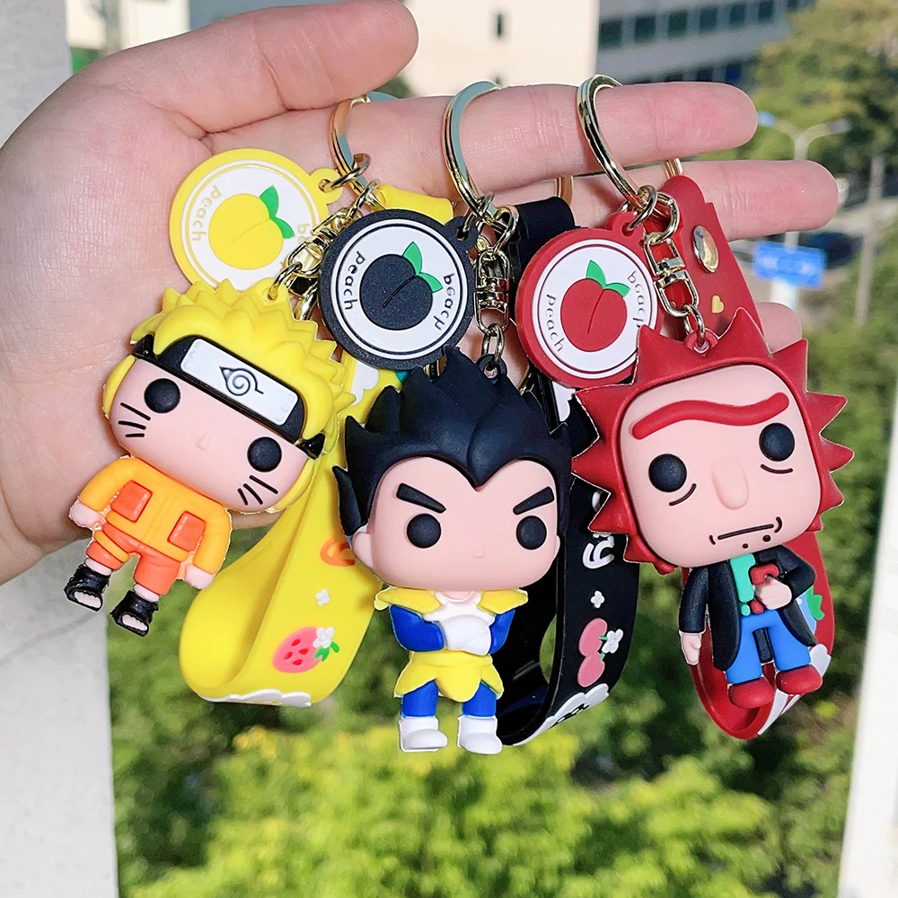Cartoon Anime Naruto Action Figures Keychains Sasuke Kakashi Key Pendant Cartoon Bag Pendant Doll Keychain PVC Model Gift
Cartoon Anime Naruto Action Figures Keychains Sasuke Kakashi Key Pendant Cartoon Bag Pendant Doll Keychain PVC Model Gift