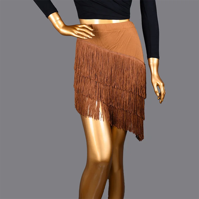 Adult Latin Dance Skirt Women's Large Size Fringed Latin Skirt For Girls Cha Cha Rumba Samba Fringe Sexy Dance Practice Clothing
Adult Latin Dance Skirt Women's Large Size Fringed Latin Skirt For Girls Cha Cha Rumba Samba Fringe Sexy Dance Practice Clothing