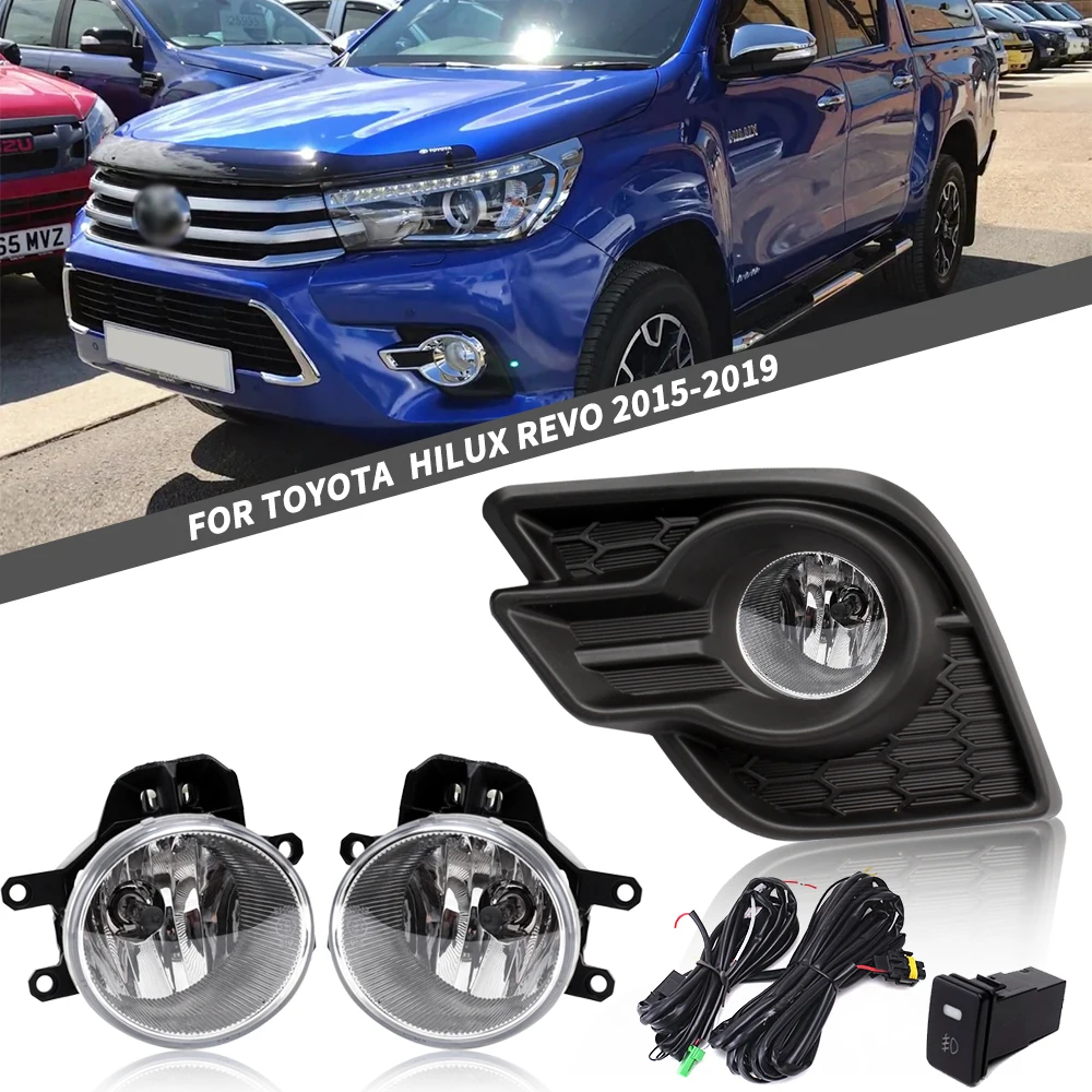 【Spot goods Real shot】Front Bumper Fog Lamp Upgrade Kit FOR Toyota Hilux Revo 2015-2019 Version Additional Foglight Set
【Spot goods Real shot】Front Bumper Fog Lamp Upgrade Kit FOR Toyota Hilux Revo 2015-2019 Version Additional Foglight Set