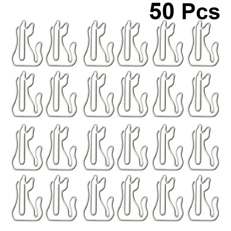 50Pcs Paper Clips Binder Metal Clamps Mini Animal Memo Medium Note Pin Small Filedecorative Silver Jumbocoloredclamp Cartoon
50Pcs Paper Clips Binder Metal Clamps Mini Animal Memo Medium Note Pin Small Filedecorative Silver Jumbocoloredclamp Cartoon