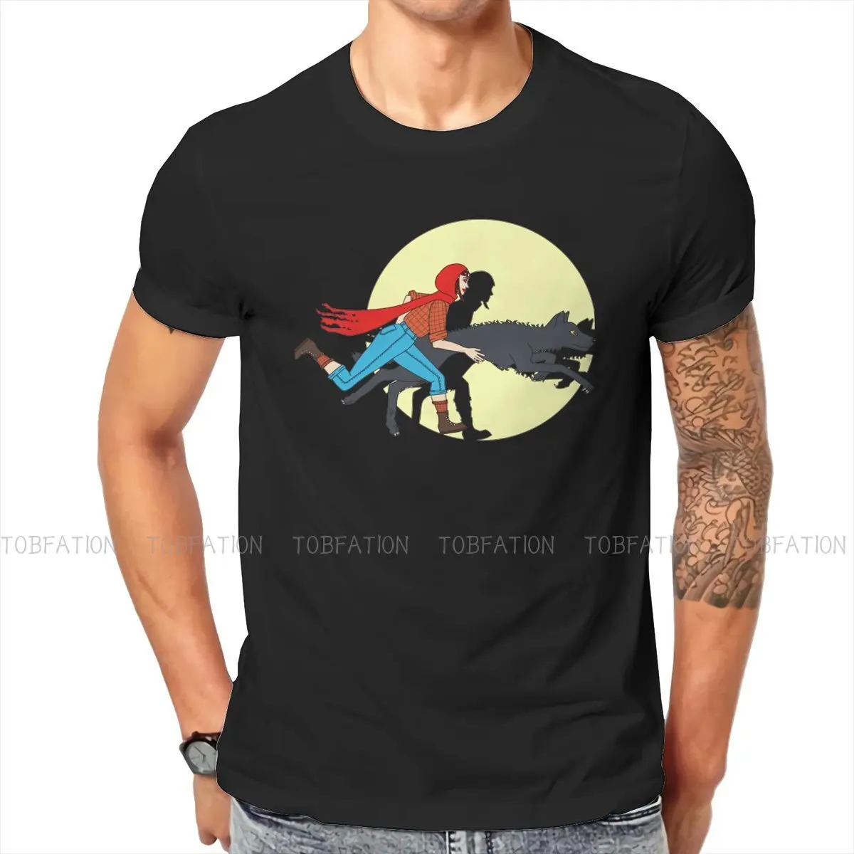 Red Riding Hood Man's TShirt The Adventures Comics Crewneck Tops 100% Cotton T Shirt Funny Top Quality Birthday Gifts
Red Riding Hood Man's TShirt The Adventures Comics Crewneck Tops 100% Cotton T Shirt Funny Top Quality Birthday Gifts