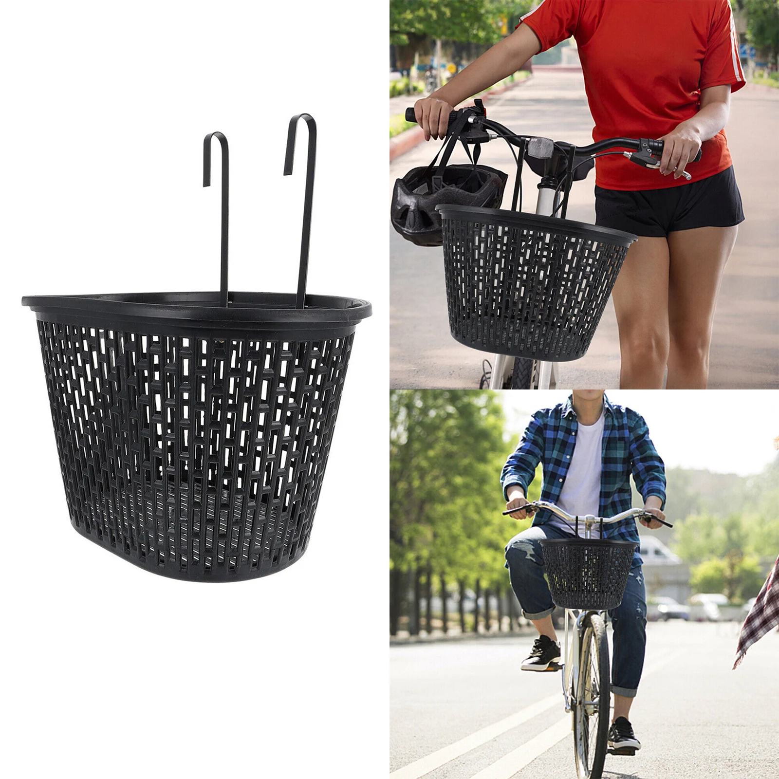 1set Universal Bike Front Basket Metal Removable Bike Crate Bike Basket With Handle Bike Basket Large Space Storage
1set Universal Bike Front Basket Metal Removable Bike Crate Bike Basket With Handle Bike Basket Large Space Storage