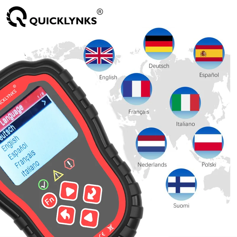QUICKLYNKS T41 OBDII Scanner Car OBD2 Code Reader OBD2 Car Scanner Tool Automotive Scanner Auto Diagnostic Tools PK ELM327 KW310
QUICKLYNKS T41 OBDII Scanner Car OBD2 Code Reader OBD2 Car Scanner Tool Automotive Scanner Auto Diagnostic Tools PK ELM327 KW310