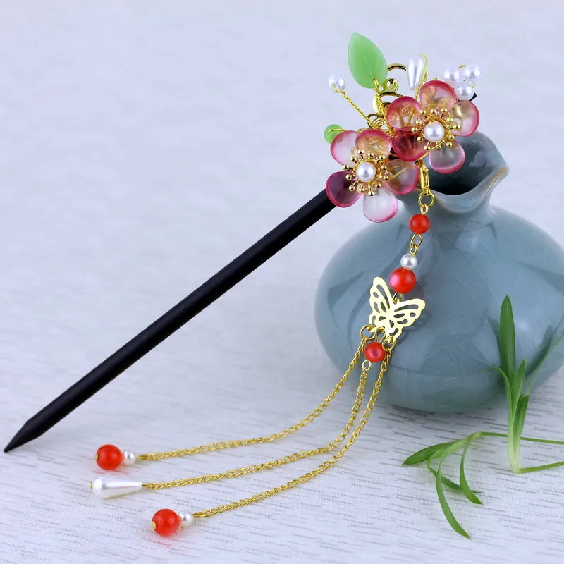 Retro Style Wooden Hairpin Flower Tassel Hair Stick Hair Ornament Girl Headdress Bride Jewelry Wedding Accessories
Retro Style Wooden Hairpin Flower Tassel Hair Stick Hair Ornament Girl Headdress Bride Jewelry Wedding Accessories
