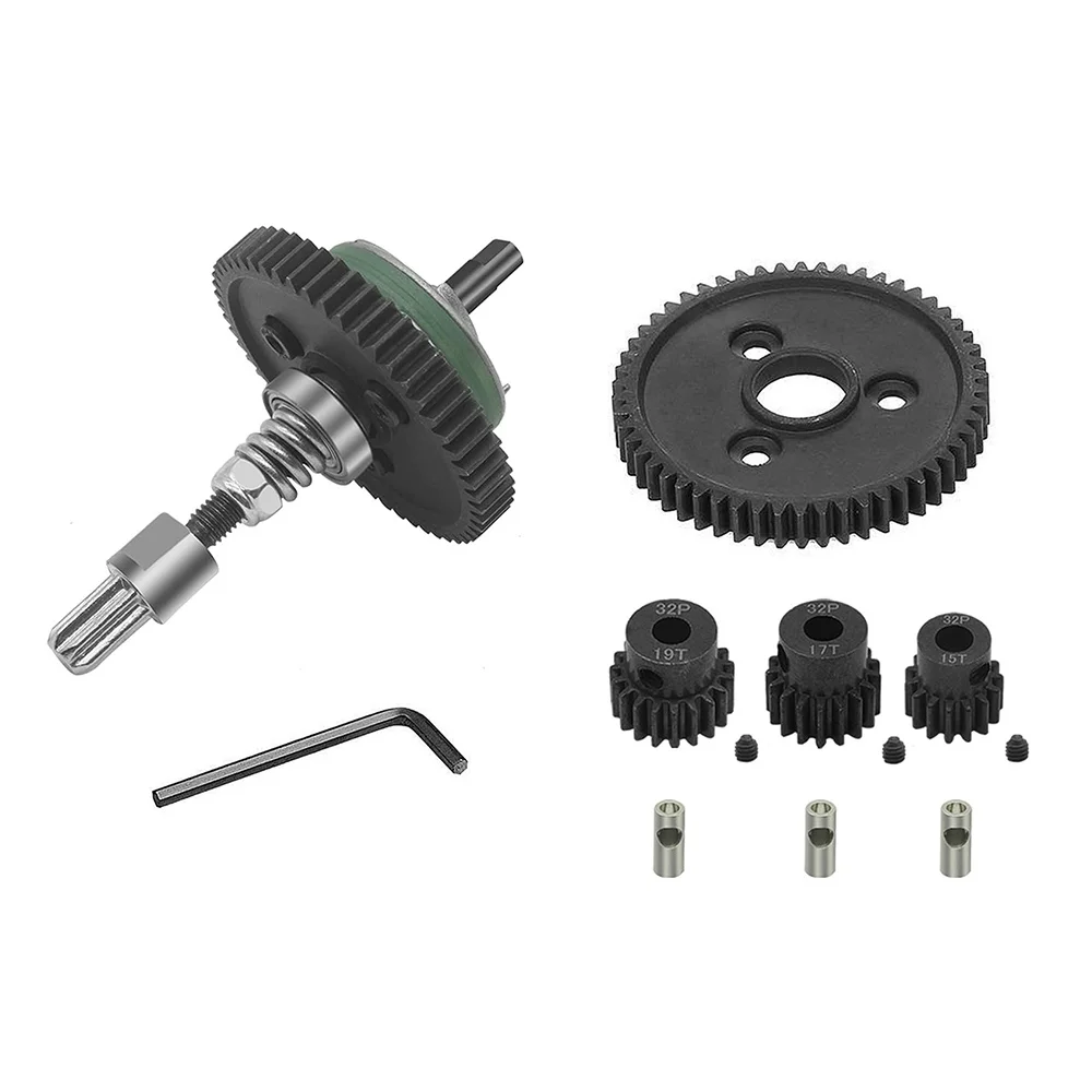 Steel 6878 Differential Gear Complete Slipper Clutch and 15T 17T 19T 54T Gear Set for Traxxas Slash Stampede Rustler 4X4
Steel 6878 Differential Gear Complete Slipper Clutch and 15T 17T 19T 54T Gear Set for Traxxas Slash Stampede Rustler 4X4