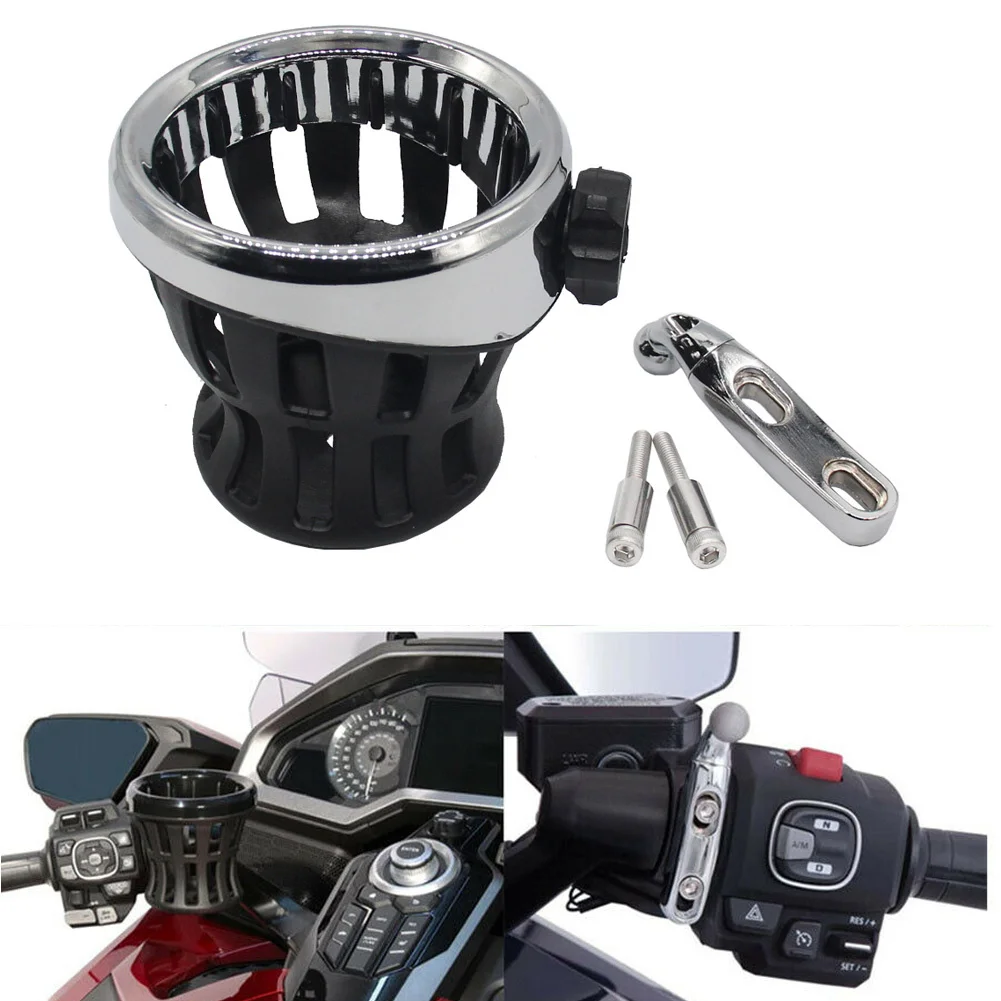 Motorcycle Handlebar Cup Holder Drink Mounted W/ Mesh Basket Mount For Goldwing GL1800 2001-2021 Universal Mount Fit Most
Motorcycle Handlebar Cup Holder Drink Mounted W/ Mesh Basket Mount For Goldwing GL1800 2001-2021 Universal Mount Fit Most