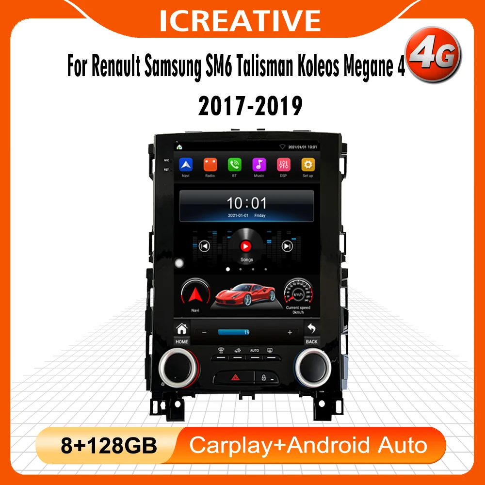 2 Din Tesla Car Radio For Renault Samsung SM6 Talisman Koleos Megane 4 2017-2019 Android 4G Carplay GPS Multimedia Player
2 Din Tesla Car Radio For Renault Samsung SM6 Talisman Koleos Megane 4 2017-2019 Android 4G Carplay GPS Multimedia Player