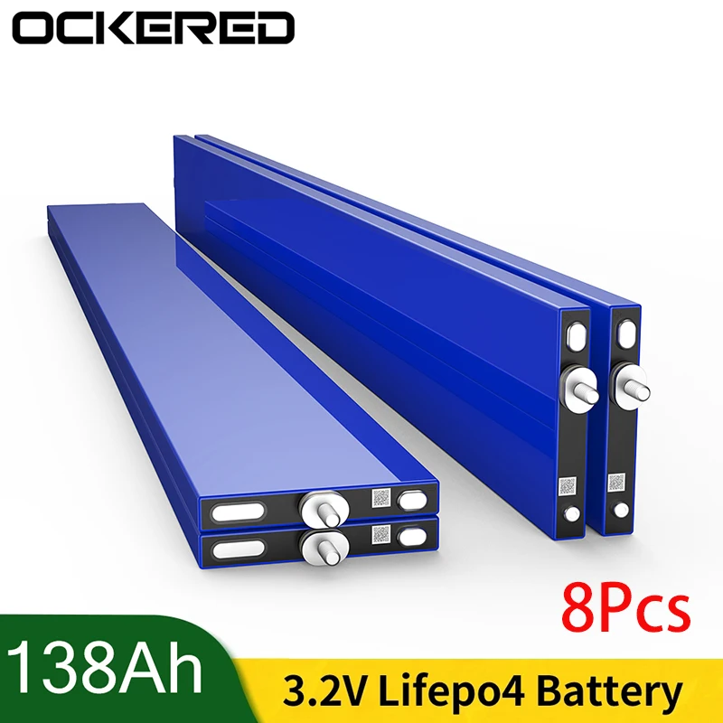 8Pcs Original lifepo4 battery 3.2V 138AH lifepo4 lithium ion battery 3.2v lifepo4 blade battery for solar energy storage system
8Pcs Original lifepo4 battery 3.2V 138AH lifepo4 lithium ion battery 3.2v lifepo4 blade battery for solar energy storage system