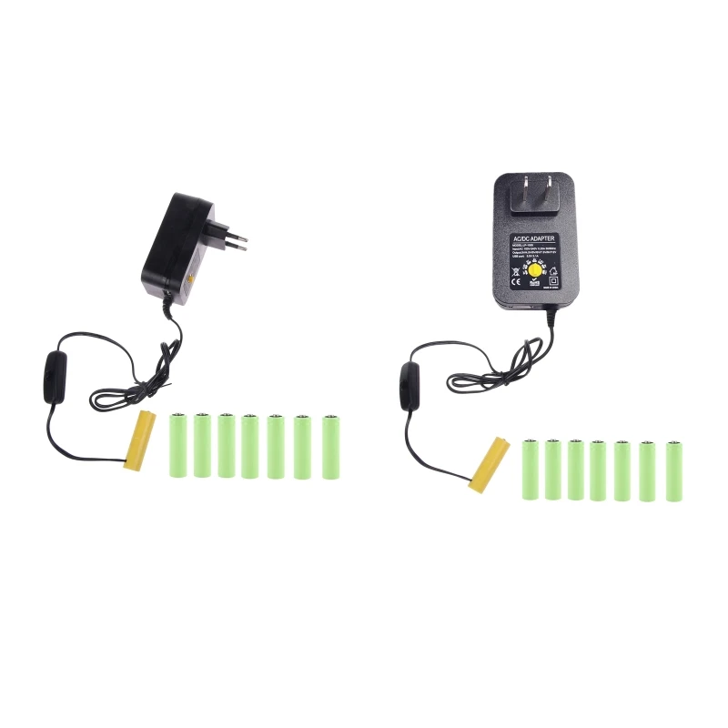 AC-DC Adjustable Voltage 3V 4.5V 6V 9V 12V+USB Output AA Duumy for Toy LED Remote Control Camera and more
AC-DC Adjustable Voltage 3V 4.5V 6V 9V 12V+USB Output AA Duumy for Toy LED Remote Control Camera and more