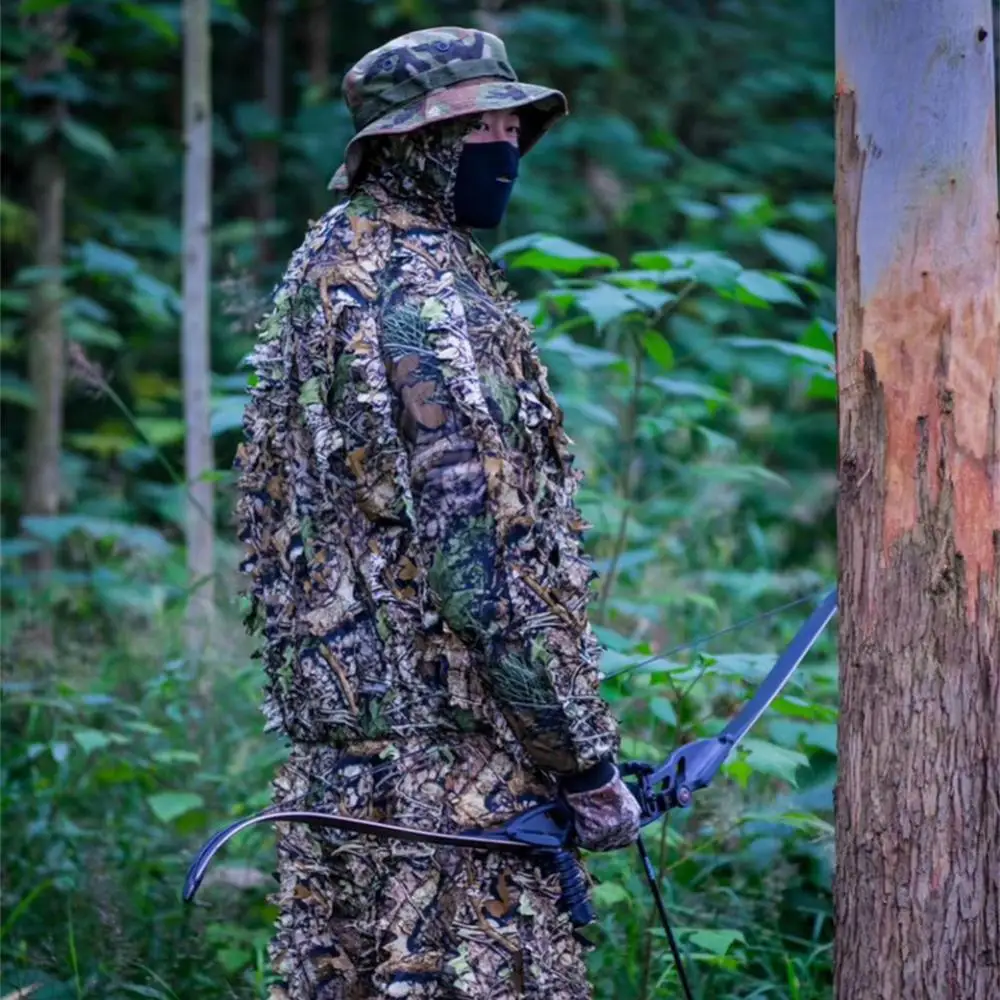 Camo Suit Foliage Camouflage Clothing Multiple Models Hunting Clothes Lifelike Forest Bird Watching Clothes Children/adults 3d
Camo Suit Foliage Camouflage Clothing Multiple Models Hunting Clothes Lifelike Forest Bird Watching Clothes Children/adults 3d