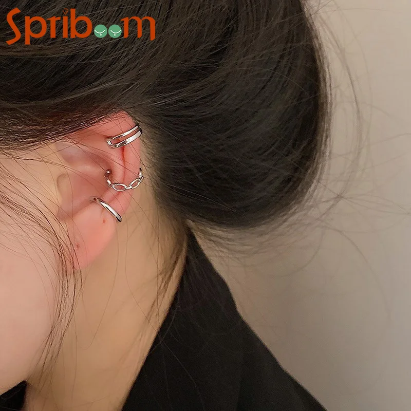3Pcs/set Ear Cilps Without Piercing Ear Cuff Simple Clip On Earrings for Women Girls French Retro Earring Aesthetic Jewelry
3Pcs/set Ear Cilps Without Piercing Ear Cuff Simple Clip On Earrings for Women Girls French Retro Earring Aesthetic Jewelry