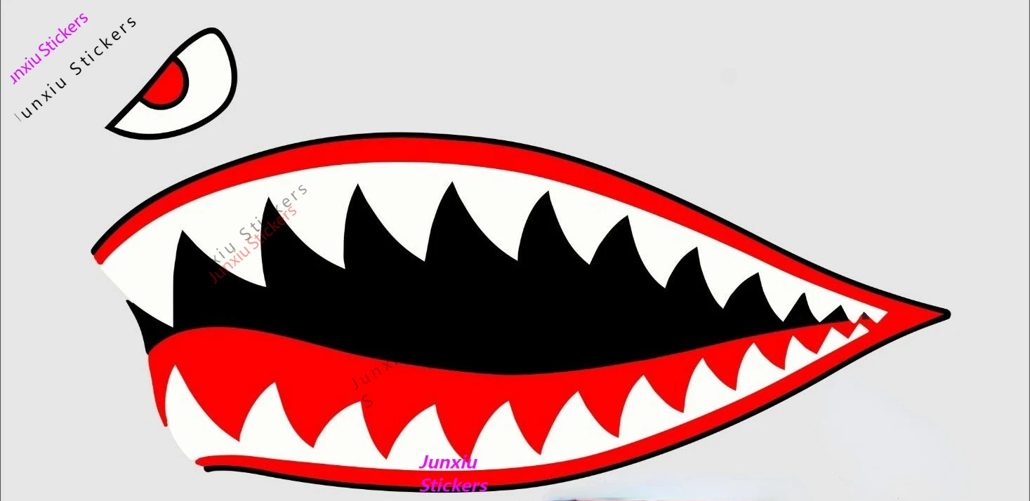 Creative Stickers Flying Tigers Shark Teeth P-40 Warhawk WW2 Vinyl Decal Stickers Motorcycle Helmet Sticker Accessories KK10cm
Creative Stickers Flying Tigers Shark Teeth P-40 Warhawk WW2 Vinyl Decal Stickers Motorcycle Helmet Sticker Accessories KK10cm