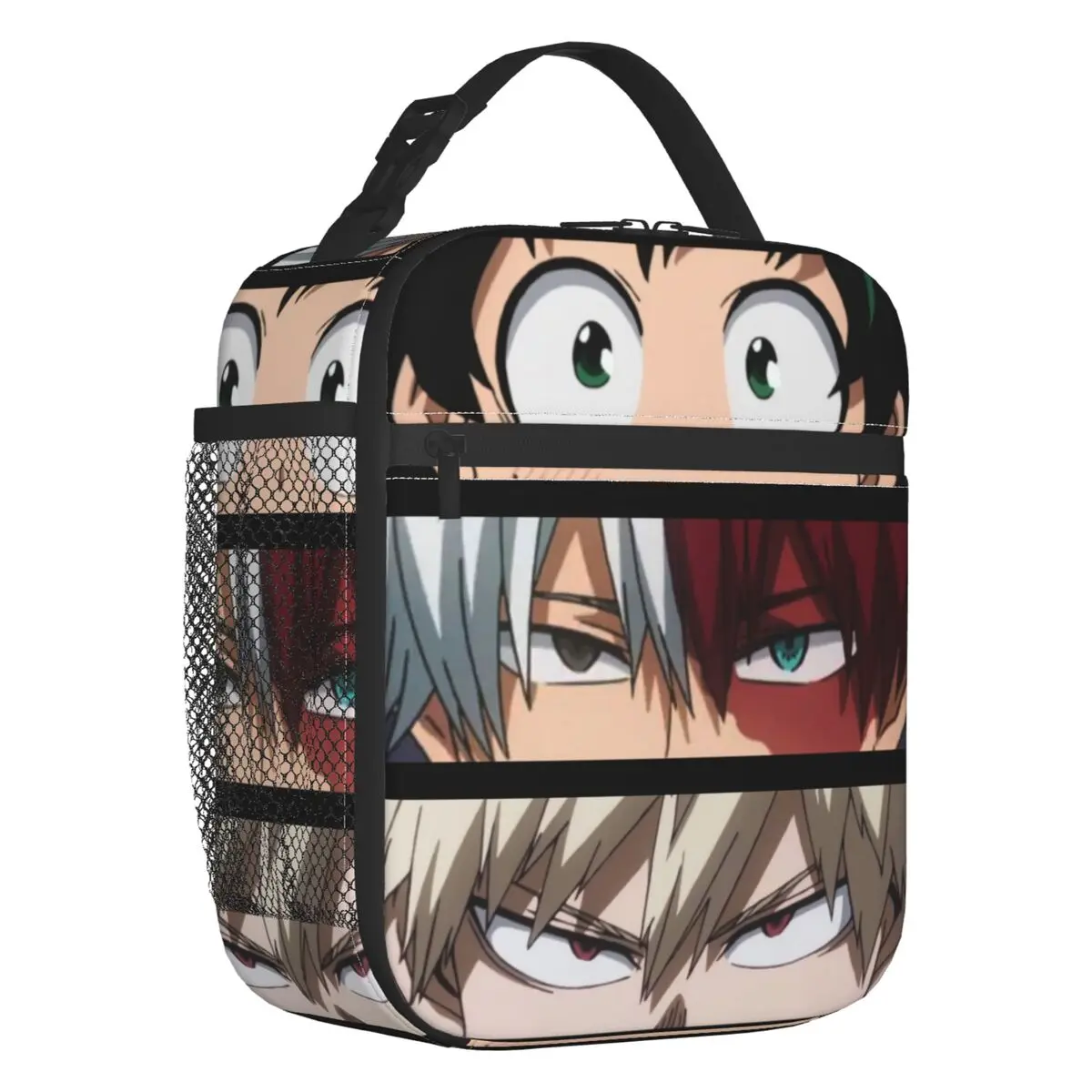 MHA Deku Todoroki And Bakugo Eye Изолированная обеденная сумка для офиса My Hero Академия многоразовый термоохладитель Bento Box для женщин и детей
MHA Deku Todoroki And Bakugo Eye Изолированная обеденная сумка для офиса My Hero Академия многоразовый термоохладитель Bento Box для женщин и детей