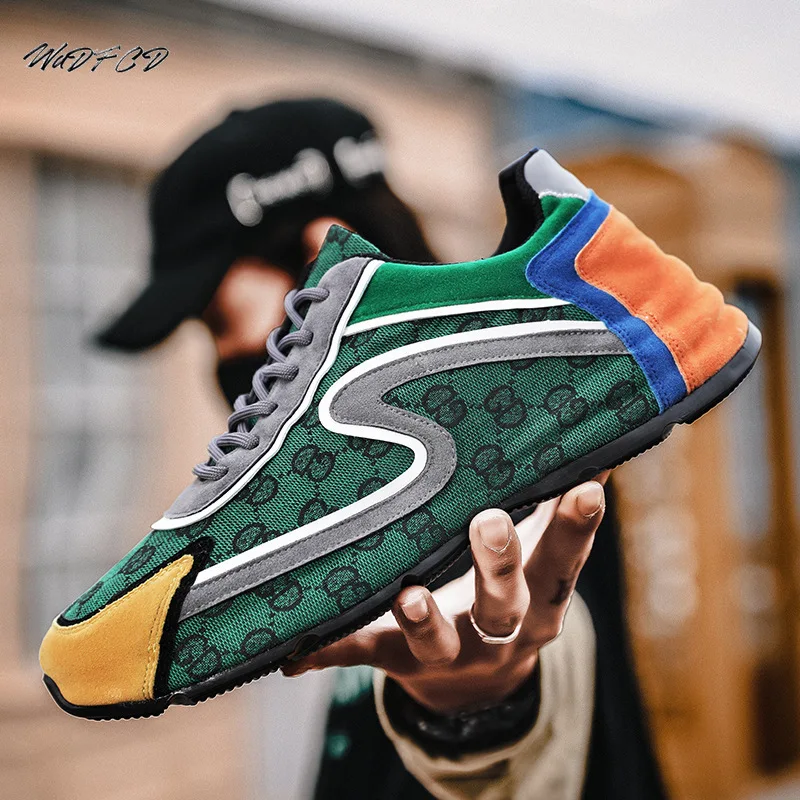 Mens Chunky Sneaker Fashion Casual Mixed Colors Leather Mesh Breathable Increased Internal Cover Bottom Platform Board Shoes
Mens Chunky Sneaker Fashion Casual Mixed Colors Leather Mesh Breathable Increased Internal Cover Bottom Platform Board Shoes