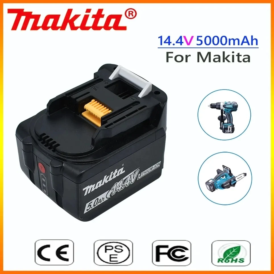 14.4V 5000mAh Makita LED indicator rechargeable battery for BL1430 BL1415 BL1440 196875-4 194558-0 195444-8 14.4V 5.0Ah
14.4V 5000mAh Makita LED indicator rechargeable battery for BL1430 BL1415 BL1440 196875-4 194558-0 195444-8 14.4V 5.0Ah
