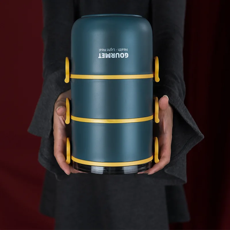 Stainless Steel Thermal Insulation Round Lunch Box Office Workers Double-layer Three-layer Lunch Lunch Box Multi-layer Lunch Box
Stainless Steel Thermal Insulation Round Lunch Box Office Workers Double-layer Three-layer Lunch Lunch Box Multi-layer Lunch Box