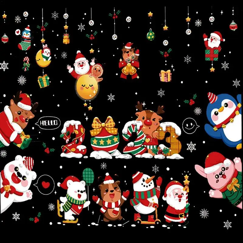 Christmas Window Stickers Self-adhesive Christmas Theme Stickers Christmas Theme Window Stickers Christmas Window Clings For
Christmas Window Stickers Self-adhesive Christmas Theme Stickers Christmas Theme Window Stickers Christmas Window Clings For