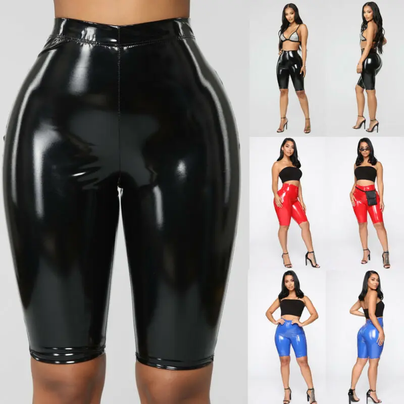 2022 Summer fashion explosion female sexy buttock mirror PU leather pants nightclub punk style woman shorts
2022 Summer fashion explosion female sexy buttock mirror PU leather pants nightclub punk style woman shorts