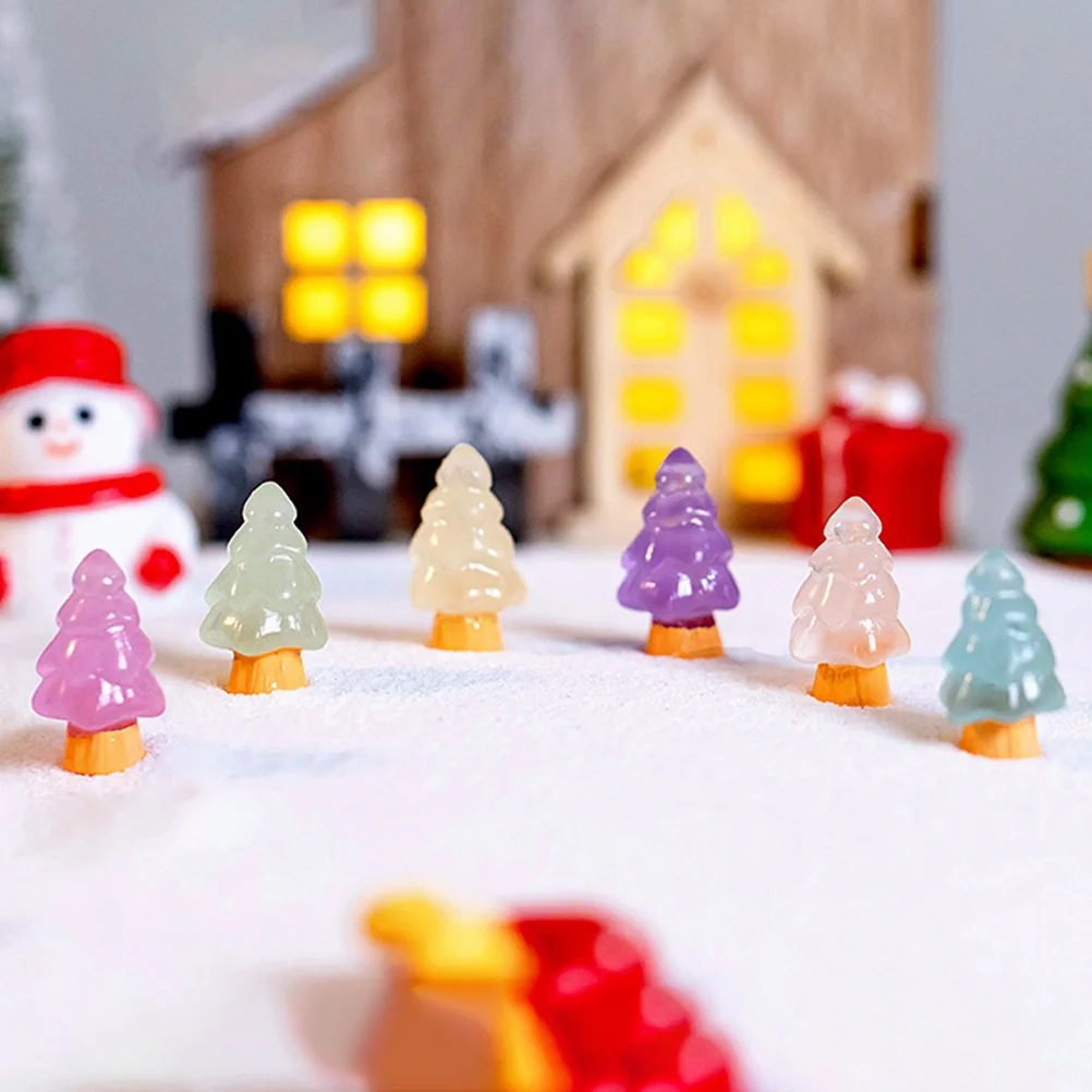 32 Pcs Luminous Mini Christmas Tree Desktop Charms Crafts Decoration Garden Model Ornaments Resin Decors
32 Pcs Luminous Mini Christmas Tree Desktop Charms Crafts Decoration Garden Model Ornaments Resin Decors