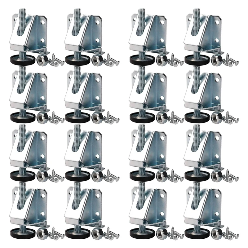 16X Leveling Feet Heavy Duty Furniture Levelers Adjustable Table Leg Leveler With Lock Nuts
16X Leveling Feet Heavy Duty Furniture Levelers Adjustable Table Leg Leveler With Lock Nuts