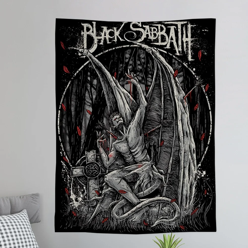 Настенный гобелен полиэстер/хлопок B-black S-sabbath Band
Настенный гобелен полиэстер/хлопок B-black S-sabbath Band