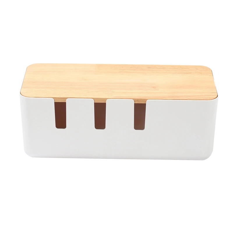 Cable Organizer Box Hard Plastic Desk Cable Management Box With Holder Wood Color Cover For Home Cable Winder Storage
Cable Organizer Box Hard Plastic Desk Cable Management Box With Holder Wood Color Cover For Home Cable Winder Storage