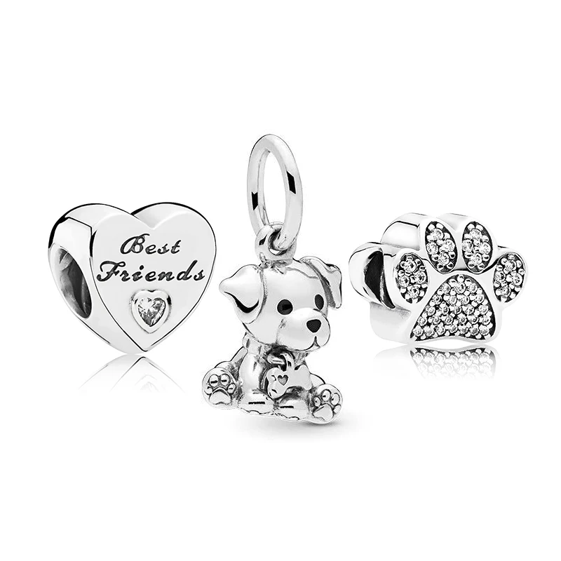 2020 New High Quality 100% 925 Sterling Silver Original Friendship Heart Labrador Pendant Classic Animal Diy Series Jewelry Gift
2020 New High Quality 100% 925 Sterling Silver Original Friendship Heart Labrador Pendant Classic Animal Diy Series Jewelry Gift