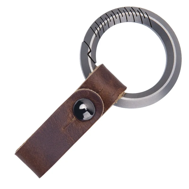 1Pcs Super Light TC4 Titanium Alloy Small Key Rings Buckle Pendant Cowhide Man Car Keychain for Male Gift EDC Outdoor Tool
1Pcs Super Light TC4 Titanium Alloy Small Key Rings Buckle Pendant Cowhide Man Car Keychain for Male Gift EDC Outdoor Tool