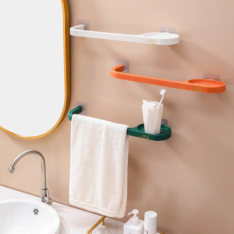 Punch-Free Towel Rack Bathroom Bathroom Kitchen Racks Dishcloth Rack Creative Nordic Minimalist Style
Punch-Free Towel Rack Bathroom Bathroom Kitchen Racks Dishcloth Rack Creative Nordic Minimalist Style