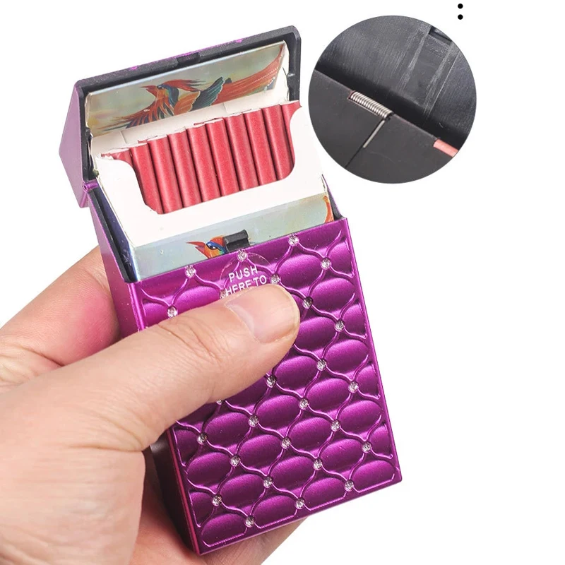 Long Cigarette Case Ultra Thin Flip Cover Hard Cigarettes Storage Box Fashion Tobacco Box Smoking Accessories Tool For Man Woman
Long Cigarette Case Ultra Thin Flip Cover Hard Cigarettes Storage Box Fashion Tobacco Box Smoking Accessories Tool For Man Woman