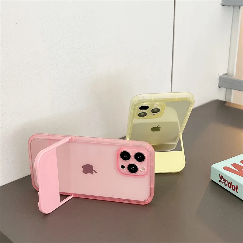 The New Transparent with Bracket phone Case for iPhone 13 12 11 Pro X XS XR Max Cases shockproof Protective Cover
The New Transparent with Bracket phone Case for iPhone 13 12 11 Pro X XS XR Max Cases shockproof Protective Cover