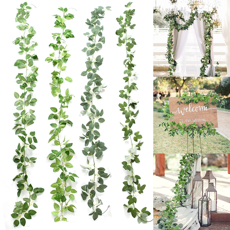 200cm Artificial Plants Vine Green Leaves Lvy Garland for Wedding Home Garden Decoration Hanging Rattan String Fake Foliage Leaf
200cm Artificial Plants Vine Green Leaves Lvy Garland for Wedding Home Garden Decoration Hanging Rattan String Fake Foliage Leaf
