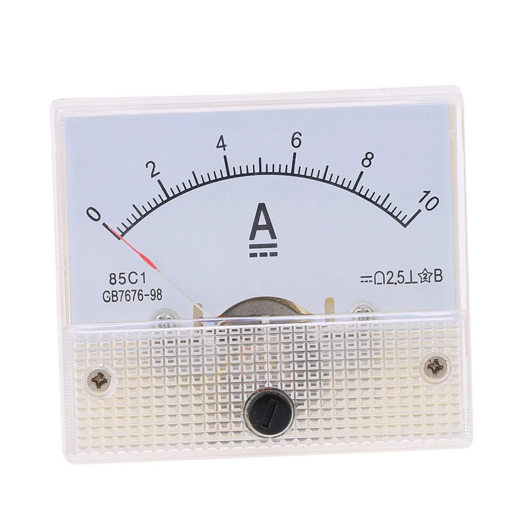 DC Analog Current Meter Panel 10A AMP Gauge Current Tester Mechanical Pointer Ammeters 85C1 Current Meter
DC Analog Current Meter Panel 10A AMP Gauge Current Tester Mechanical Pointer Ammeters 85C1 Current Meter