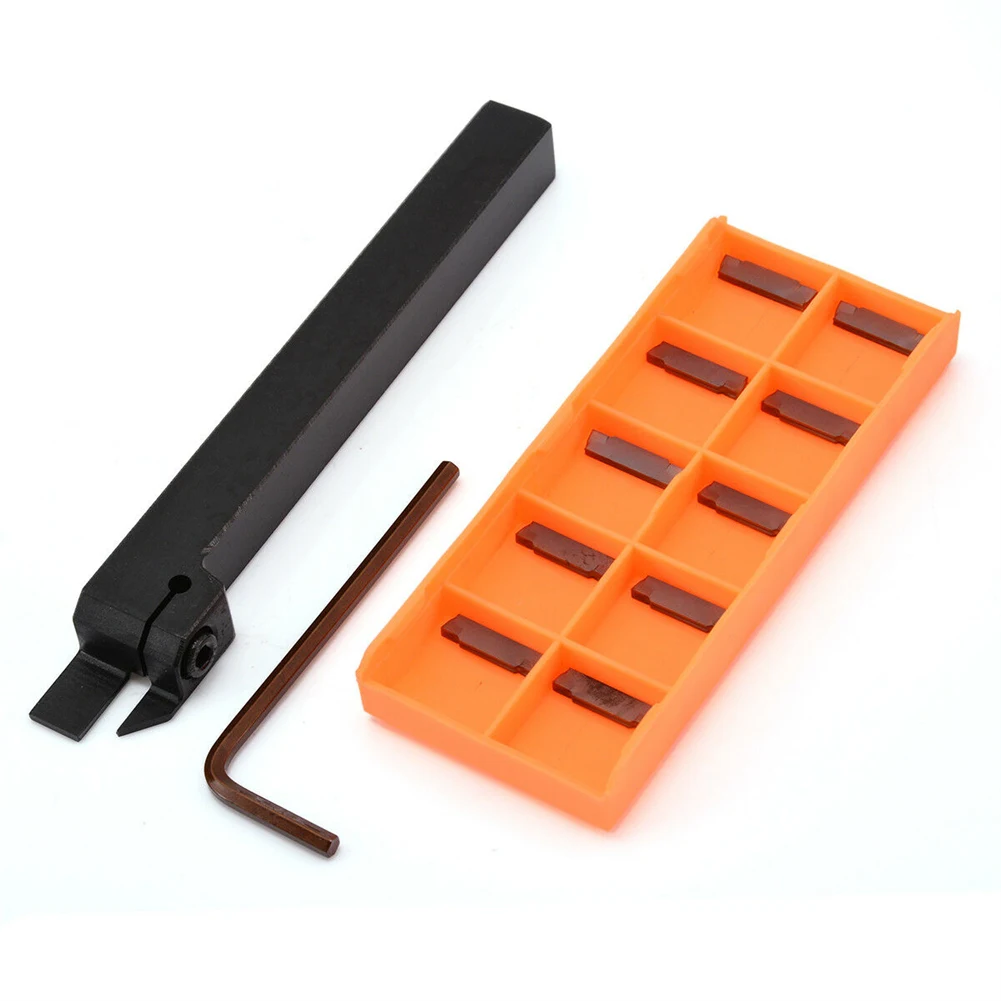 10pcs MGMN200-G Inserts+MGEHR1212-2 Lathe Kit Carbide Cut-Off Grooving Tool Holder+Wrench BE Toolholding Set
10pcs MGMN200-G Inserts+MGEHR1212-2 Lathe Kit Carbide Cut-Off Grooving Tool Holder+Wrench BE Toolholding Set