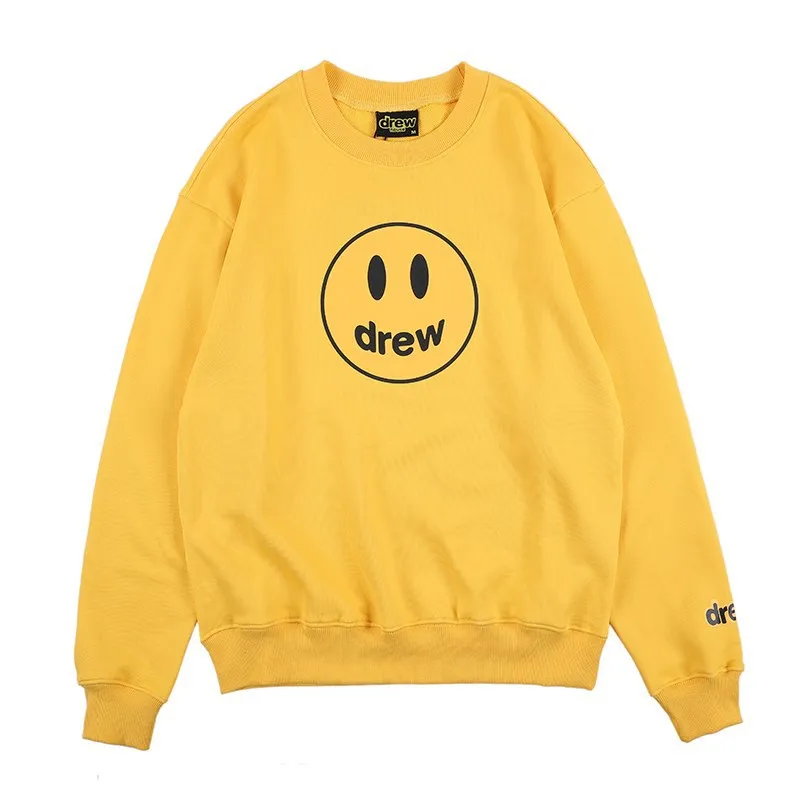 DREW House Mens hoodies man Sweatshirts 1:1 cotton hoodie men streetwear Women's harajuku Justin Bieber Smiley printing
DREW House Mens hoodies man Sweatshirts 1:1 cotton hoodie men streetwear Women's harajuku Justin Bieber Smiley printing