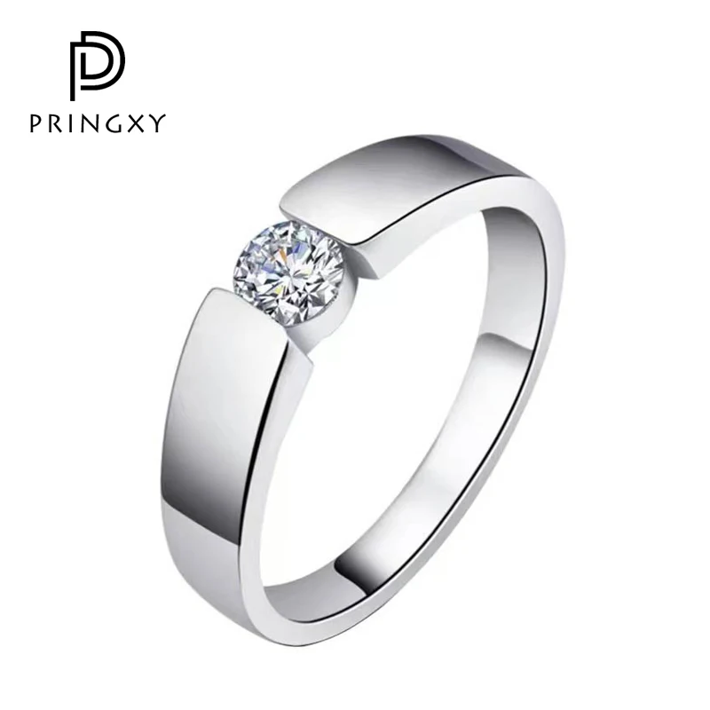 PRINGXY Men Ring 100% 925 Sterling Silver 1ct Diamond Fashion Classic Couple Wedding Luxury Fine Jewelry Anniversary Ring Gift
PRINGXY Men Ring 100% 925 Sterling Silver 1ct Diamond Fashion Classic Couple Wedding Luxury Fine Jewelry Anniversary Ring Gift