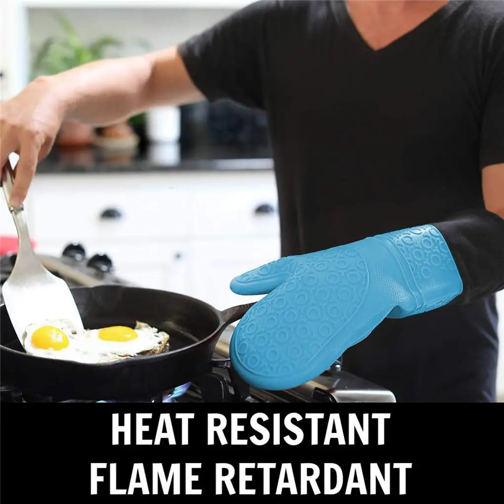 2Pcs/Set Silicone Extra Long Insulation Gloves Waterproof Oven Mitts Heat Resistant Pot Holder Cooking Grill Gloves Kitchen Tool
2Pcs/Set Silicone Extra Long Insulation Gloves Waterproof Oven Mitts Heat Resistant Pot Holder Cooking Grill Gloves Kitchen Tool