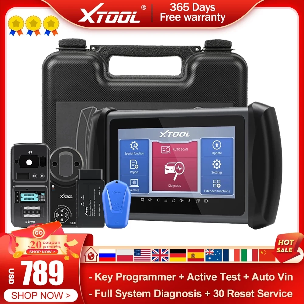 XTOOL InPlus IK618 Key Fob Programming Tool Auto Car OBD2 Diagnostic Tools 30+ Reset Function Active Test X100 Pad3 Free Update
XTOOL InPlus IK618 Key Fob Programming Tool Auto Car OBD2 Diagnostic Tools 30+ Reset Function Active Test X100 Pad3 Free Update