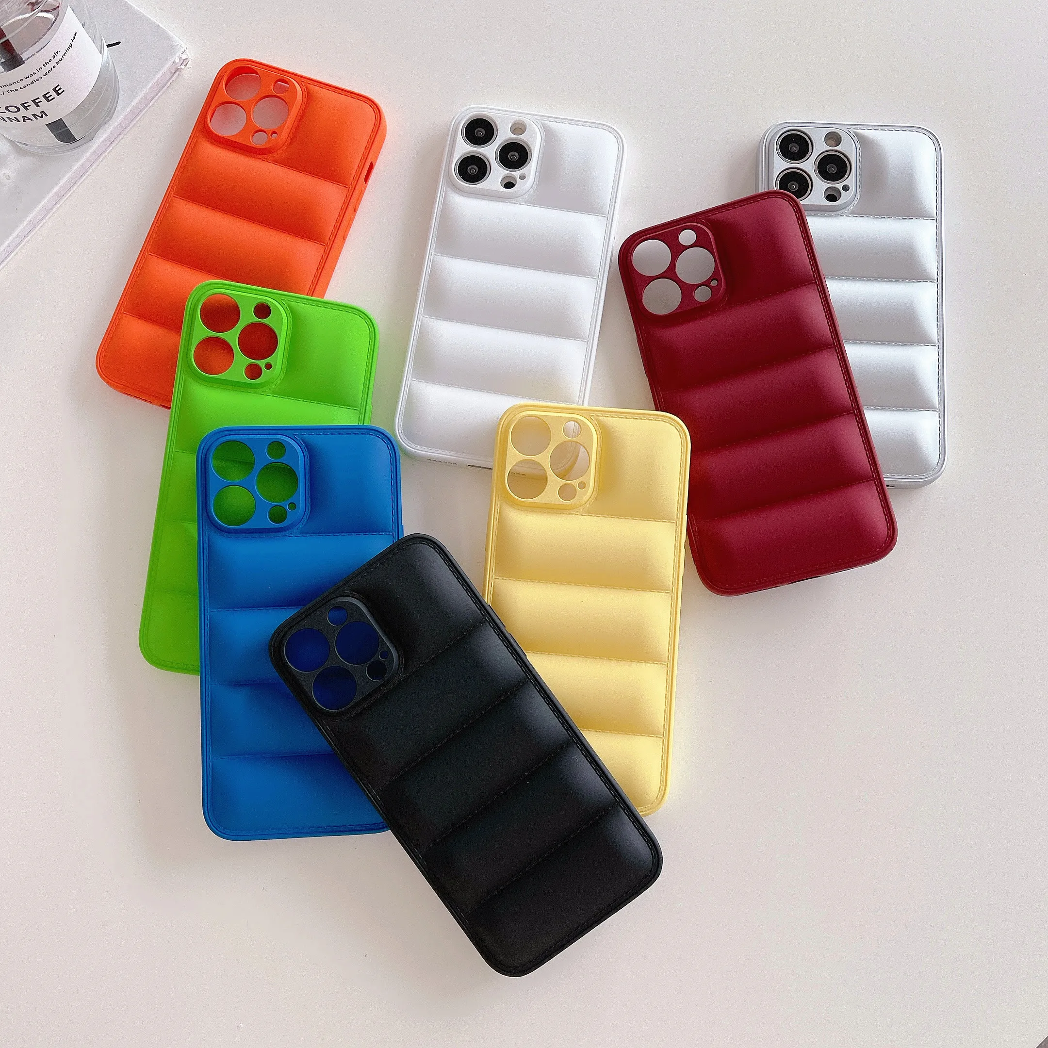 Down Jacket Cloth Phone Case For iPhone 13 11 12 Pro Max XR X S XS 7 8 Plus Soft Puffer Shockproof Silicone Luxury Cover Capa
Down Jacket Cloth Phone Case For iPhone 13 11 12 Pro Max XR X S XS 7 8 Plus Soft Puffer Shockproof Silicone Luxury Cover Capa