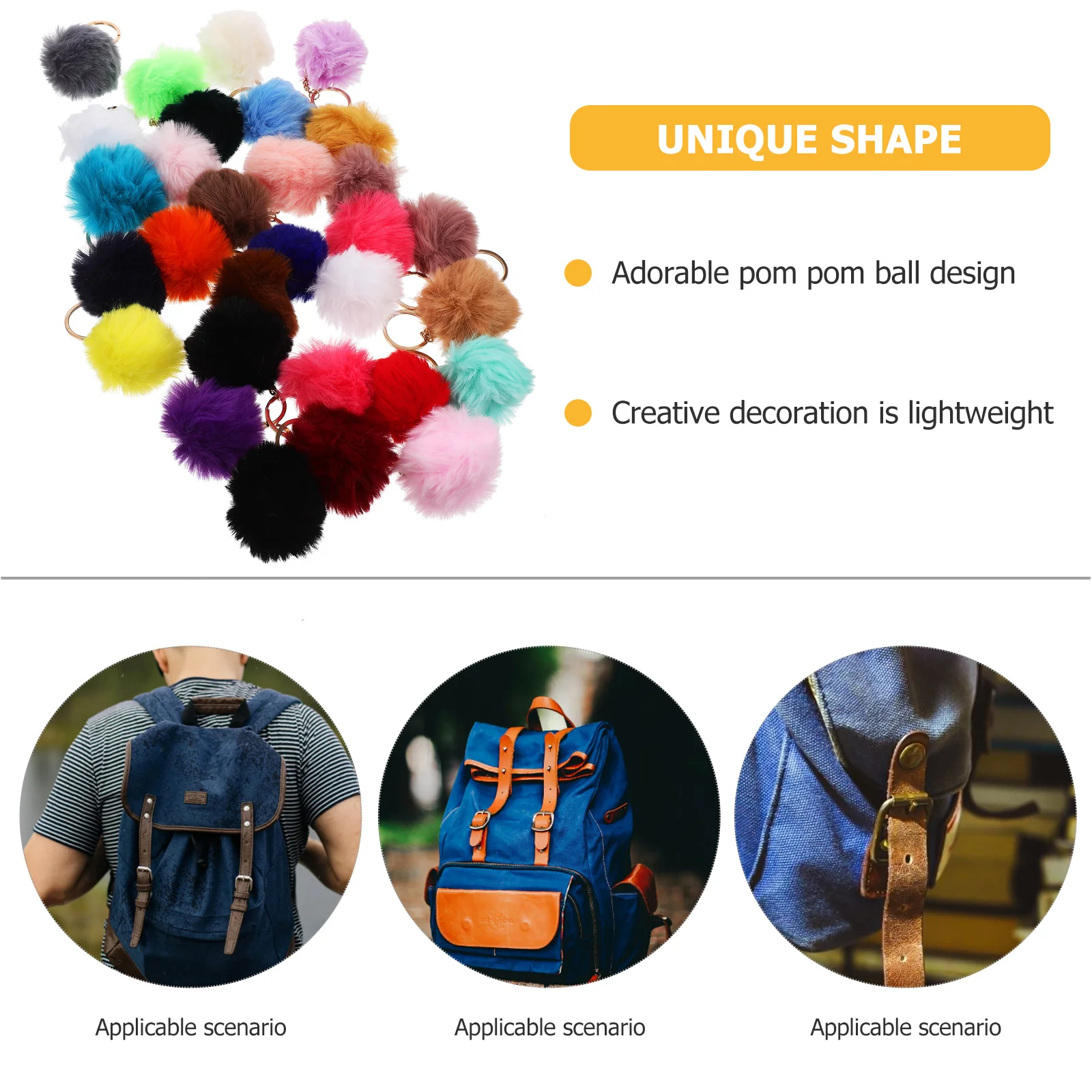 30 Pcs Accessories Pompom Keyring Keychain Lovely Bulk Gift Puffer Ball Adorable Fluffy Imitation Rex Rabbit Fur Miss Gifts
30 Pcs Accessories Pompom Keyring Keychain Lovely Bulk Gift Puffer Ball Adorable Fluffy Imitation Rex Rabbit Fur Miss Gifts