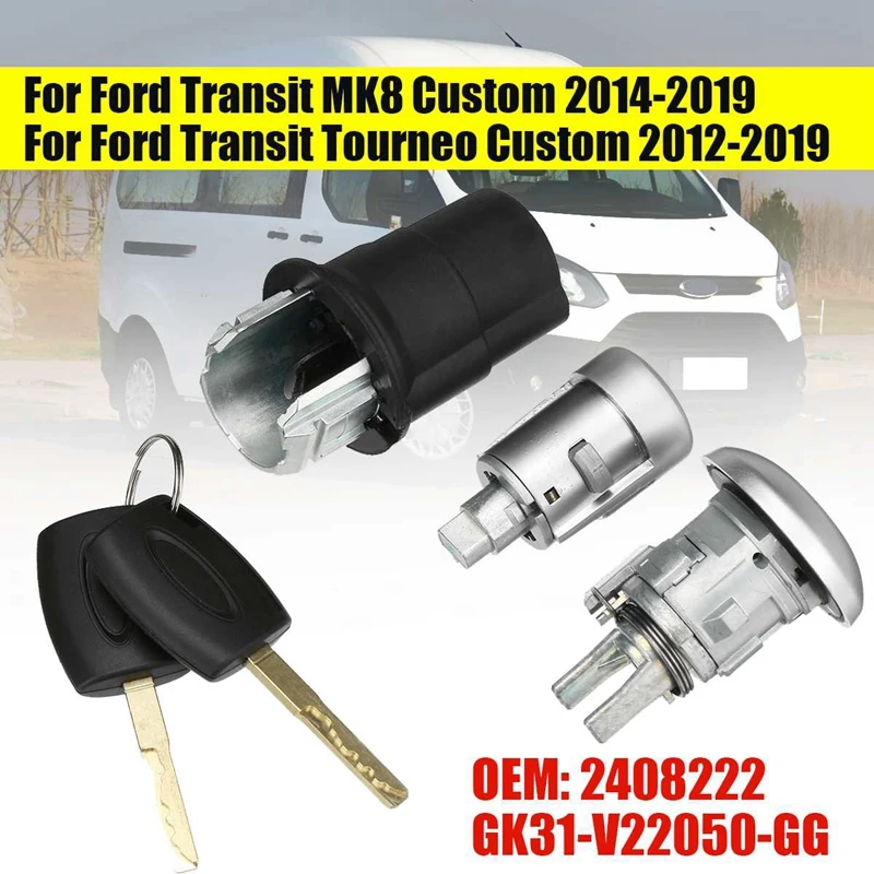 3Pcs Lgnition Switch Barrel Lock Set With 2 Keys 2408222 For Ford Transit MK8 Tourneo Custom 201-2019
3Pcs Lgnition Switch Barrel Lock Set With 2 Keys 2408222 For Ford Transit MK8 Tourneo Custom 201-2019