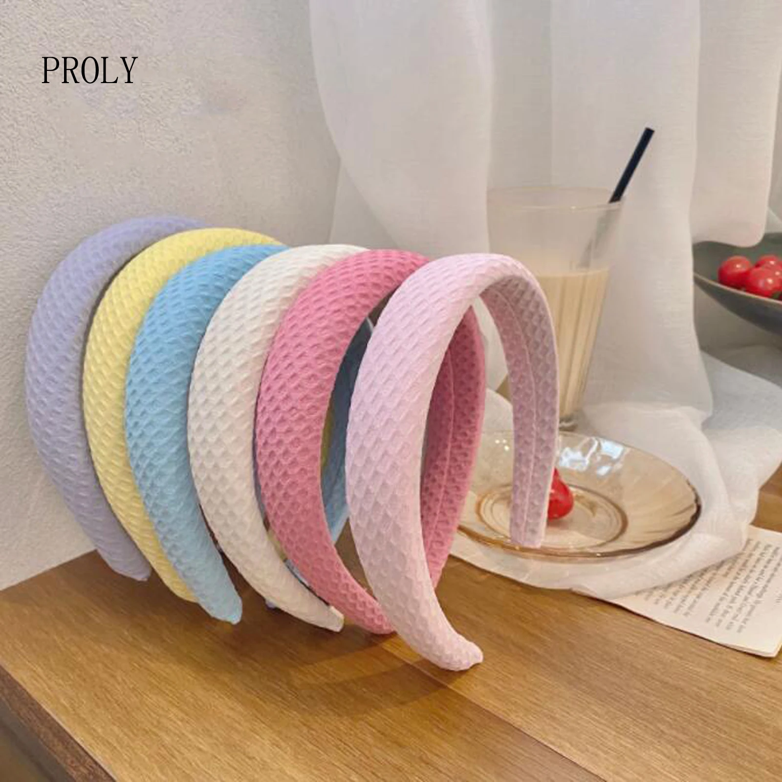 PROLY New Fashion Women Headband Fresh Light Color Hairband Casual Sponge Headwear Spring Turban Solid Color Hair Accessories
PROLY New Fashion Women Headband Fresh Light Color Hairband Casual Sponge Headwear Spring Turban Solid Color Hair Accessories
