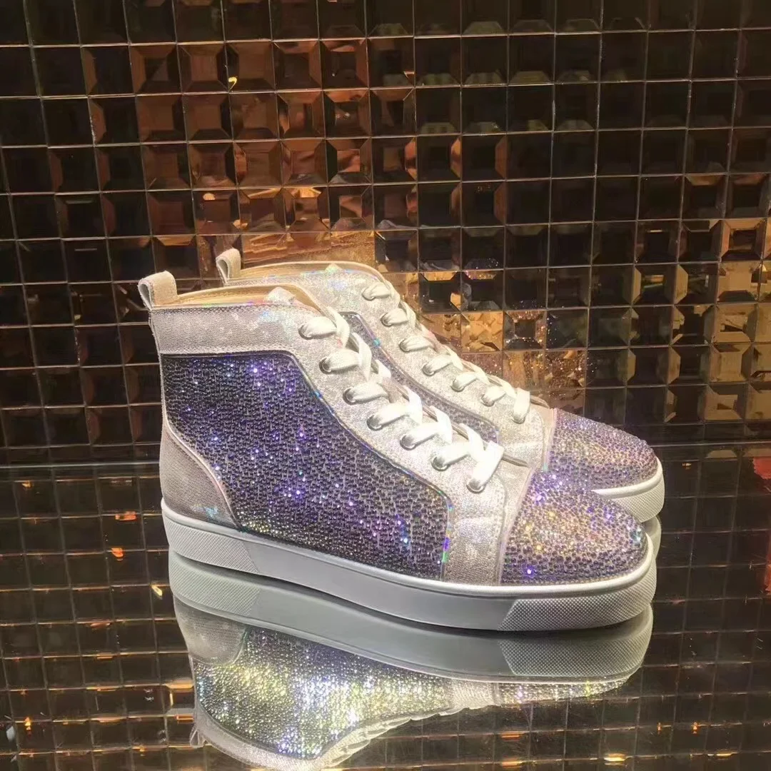 NEW men's shoes women's high-top shoes amethyst blue leather casual shoes
NEW men's shoes women's high-top shoes amethyst blue leather casual shoes