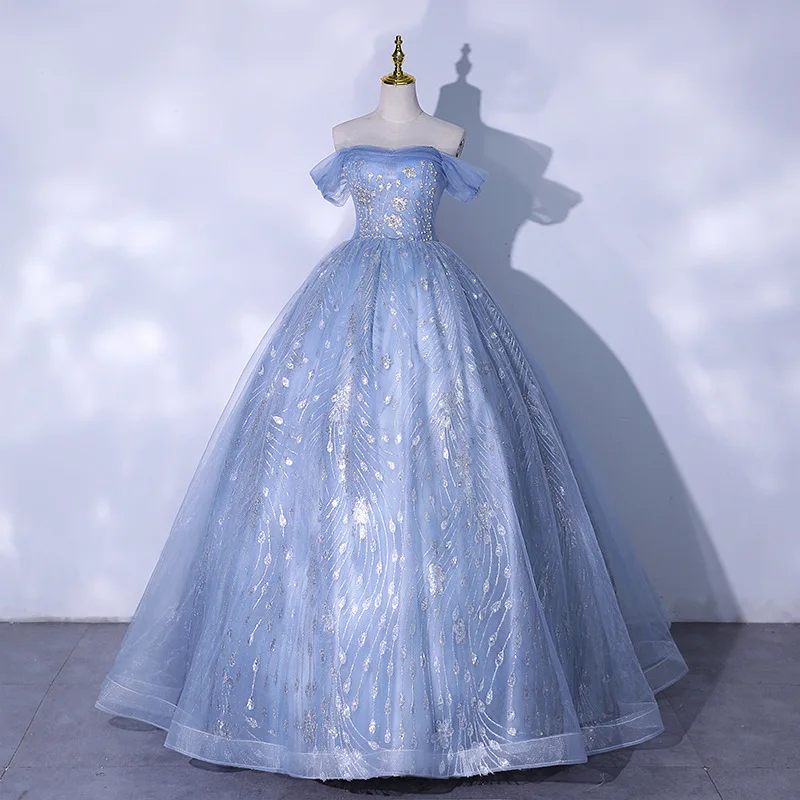 Синие Блестящие платья для Quinceanera, блестящее платье для выпускного вечера с бисером, для вечерние них формальных платьев, бальное платье для...
Синие Блестящие платья для Quinceanera, блестящее платье для выпускного вечера с бисером, для вечерние них формальных платьев, бальное платье для...