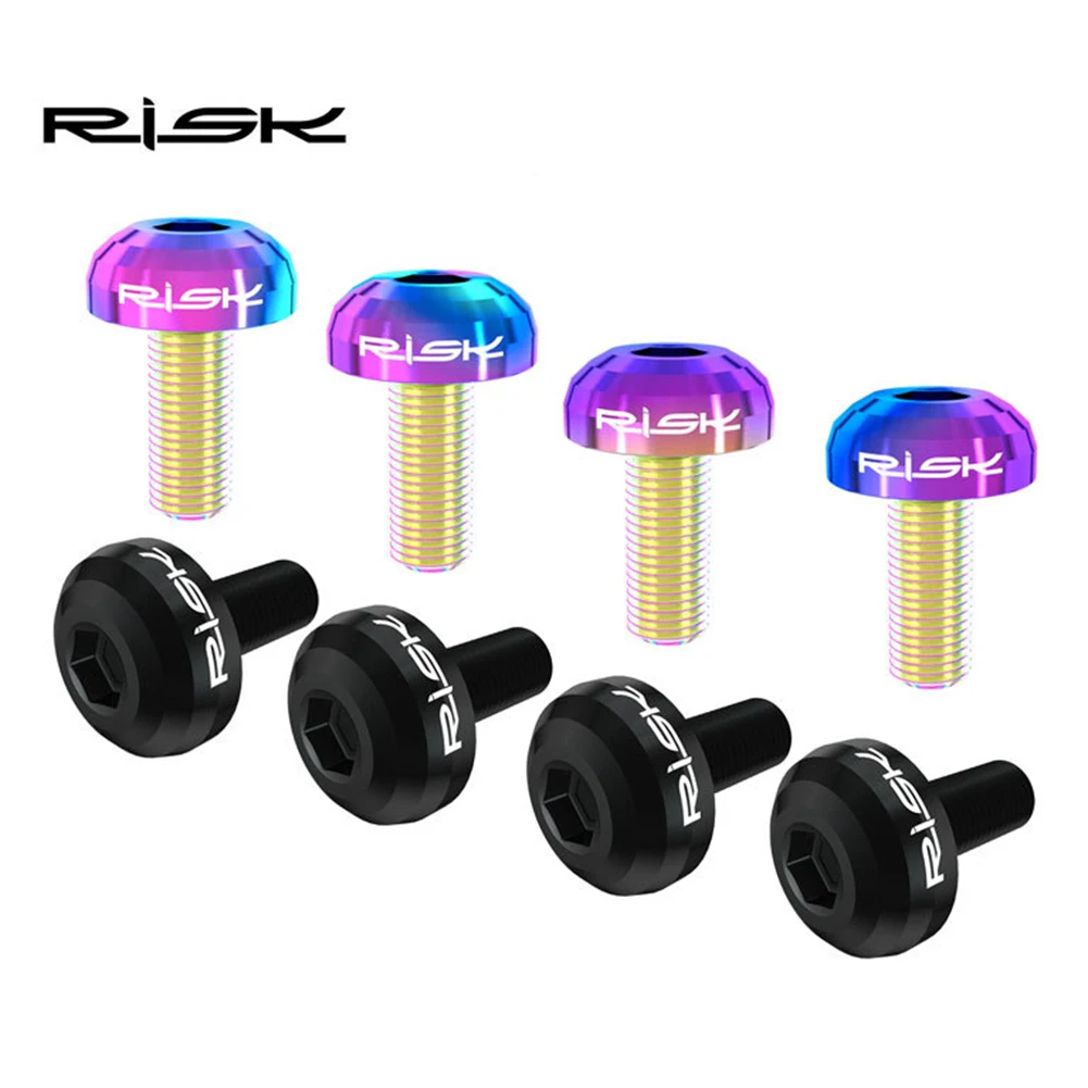 RISK M5x12mm Titanium Bike Bottle Holder Screw Bicycle Water Bottle Cage Bolts MTB Cycling Bicycle Water Bottle Cage Screws
RISK M5x12mm Titanium Bike Bottle Holder Screw Bicycle Water Bottle Cage Bolts MTB Cycling Bicycle Water Bottle Cage Screws