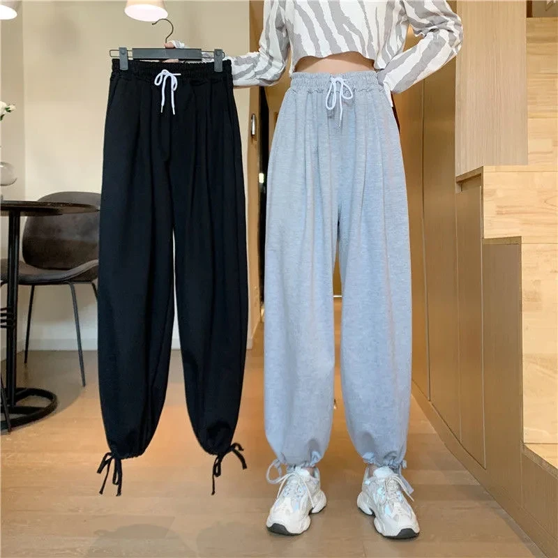 Wide-Leg Casual Pants New 2023 Spring Autumn Student Female Pants Bundle Foot Straight Leg Sports Pants Women Trousers
Wide-Leg Casual Pants New 2023 Spring Autumn Student Female Pants Bundle Foot Straight Leg Sports Pants Women Trousers