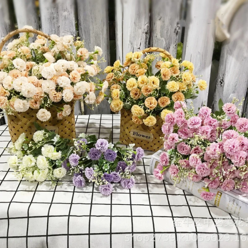 Bouquet Artificial Flowers Fake Lilac Home Decor Small Bunch 20 Heads Party Decor DIY False Plants Silk Flower Decoration
Bouquet Artificial Flowers Fake Lilac Home Decor Small Bunch 20 Heads Party Decor DIY False Plants Silk Flower Decoration