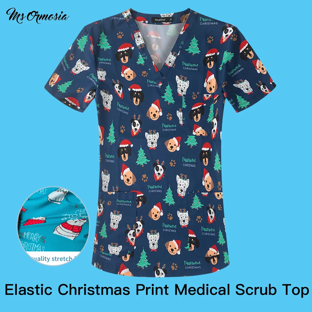 Dentistry Surgery Blouse Cartoon Print Nurse Uniform Scrub Top Medical Uniform Pet Grooming Doctor Working Uniform Nurse Uniform
Dentistry Surgery Blouse Cartoon Print Nurse Uniform Scrub Top Medical Uniform Pet Grooming Doctor Working Uniform Nurse Uniform