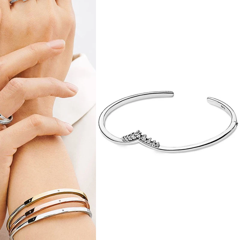 925 брелок Silver Pan Bracelet Classic Bright Opening Crown Wish Bone Pan Bracelet Fit European Charm Bracelets Women Jewelry
925 брелок Silver Pan Bracelet Classic Bright Opening Crown Wish Bone Pan Bracelet Fit European Charm Bracelets Women Jewelry